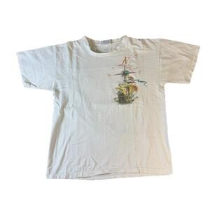 Vintage 90’s Single Stitch Jimmy Buffet Caribbean Soul Double Side Graphic Large